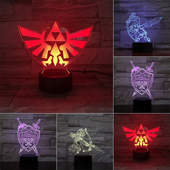 Luminárias Led RGB - The Legend of Zelda