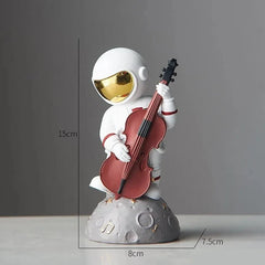 Estatueta Astronauta Kawaii - Violoncelo