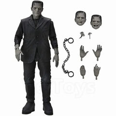Action Figure - Monstro Frankenstein - Versão Preto & Branco - Neca