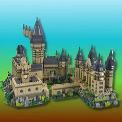 Bloco de Construção - Escola de Hogwarts Harry Potter - 3000 Peças