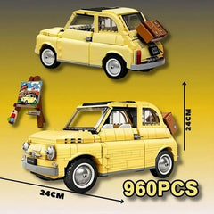 Bloco de Montar - Veículo Fiat 500 - 960 Peças