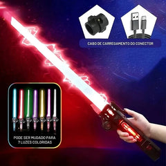 Retractable Lightsaber - Luminous Flash - Star Wars