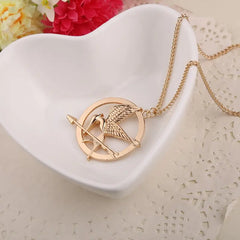 Metal Bird Necklace - The Hunger Games - Models